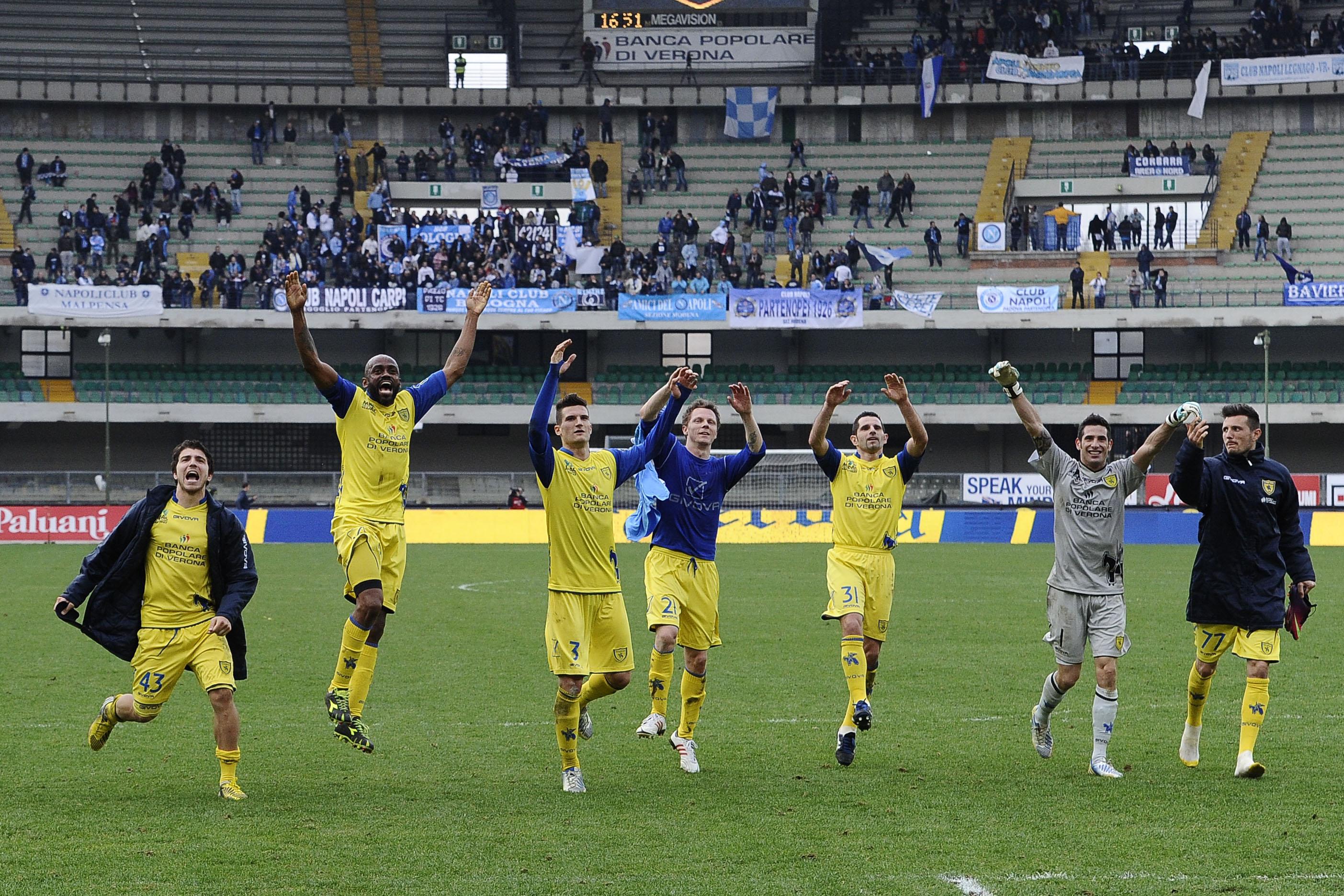 chievo esulta fine gara ifa