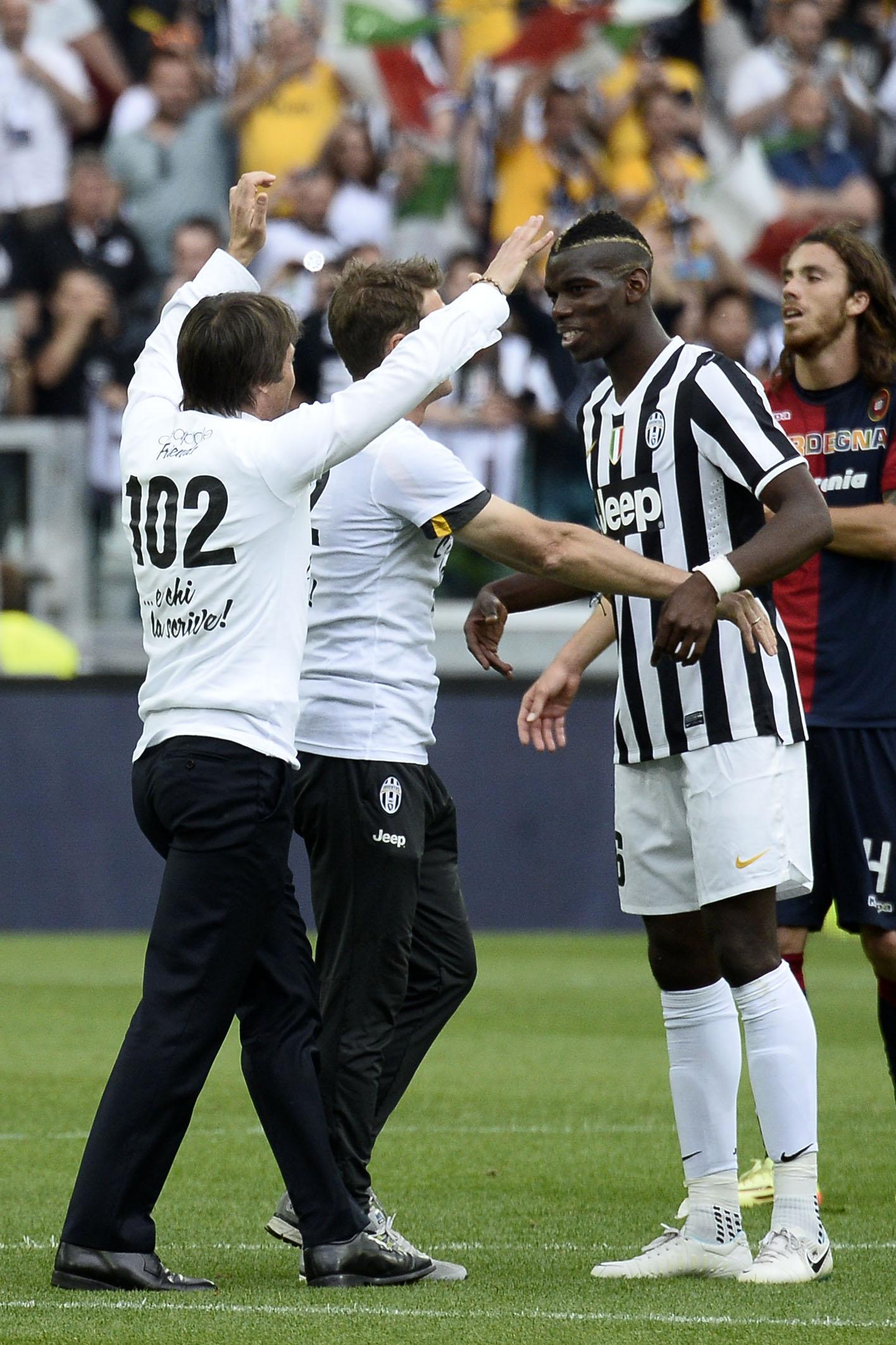 conte pogba esultano juventus maggio 2014 ifa