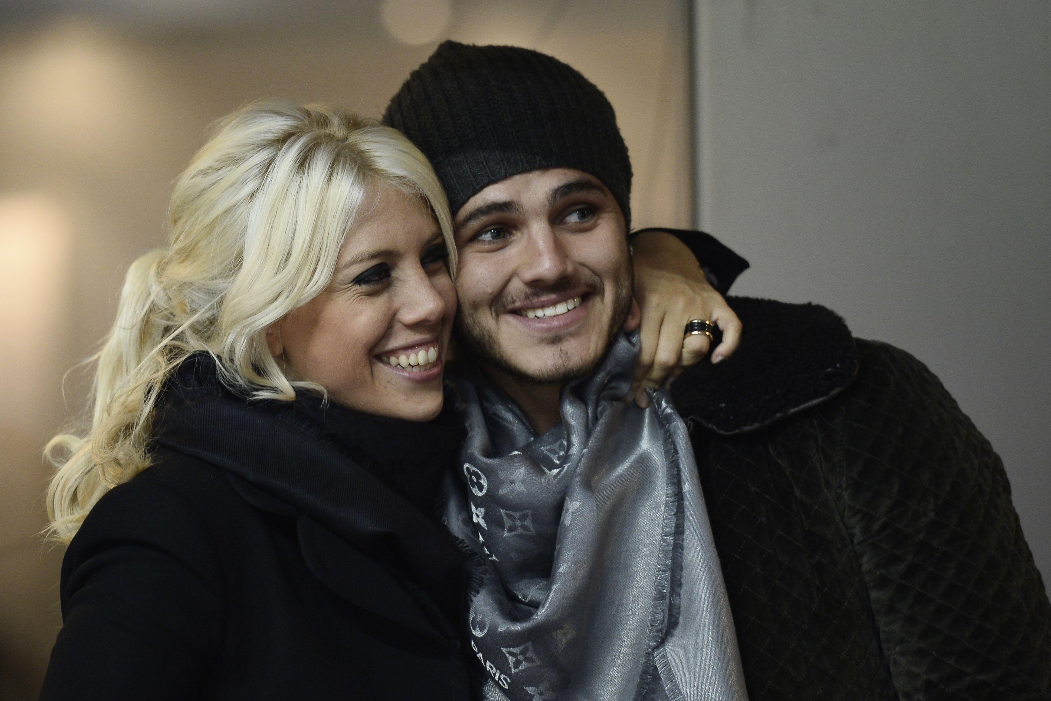 icardi wanda nara tribuna inter gennaio 2014 ifa