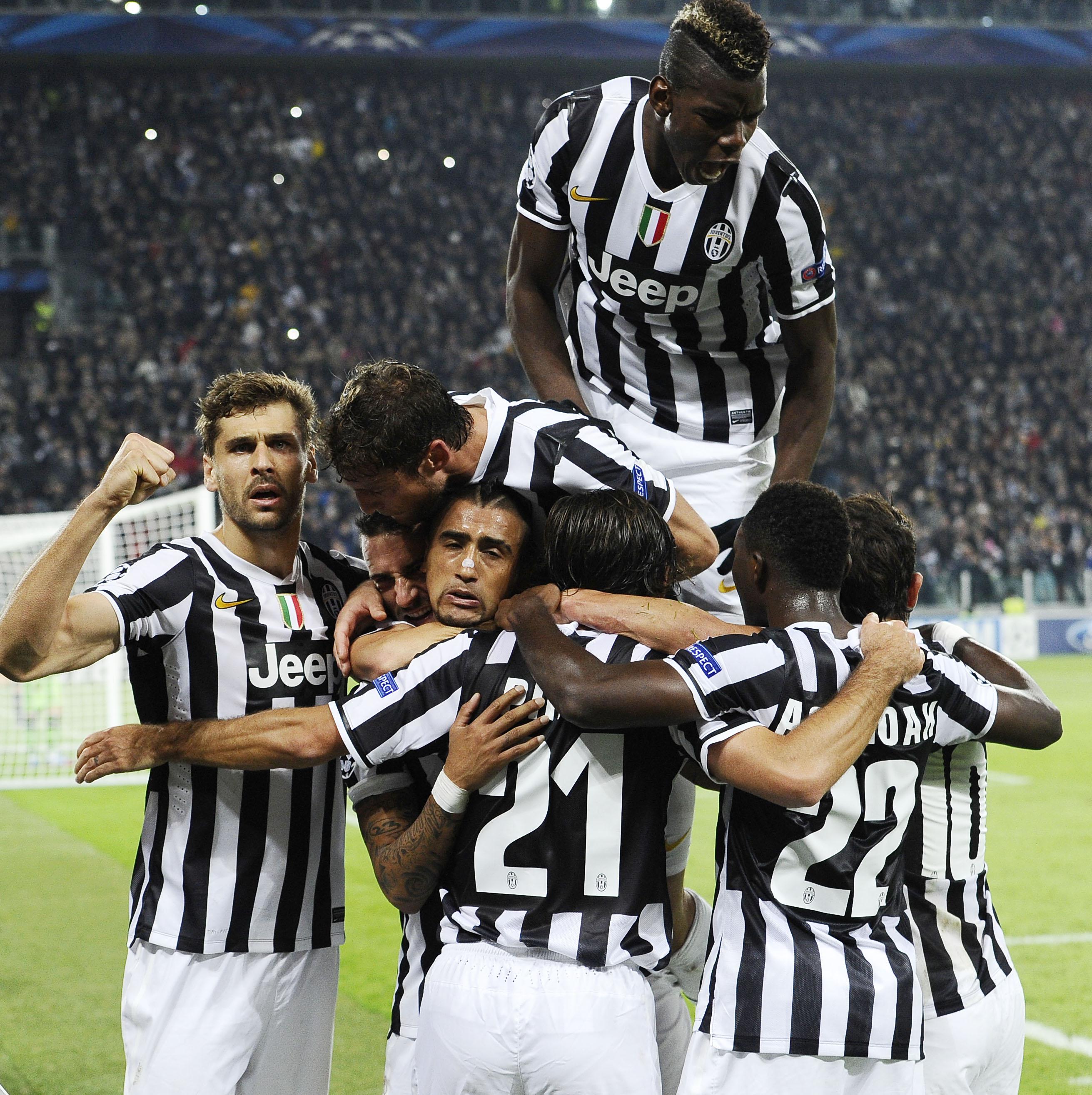 juventus esultanza gruppo champions 2013 ifa