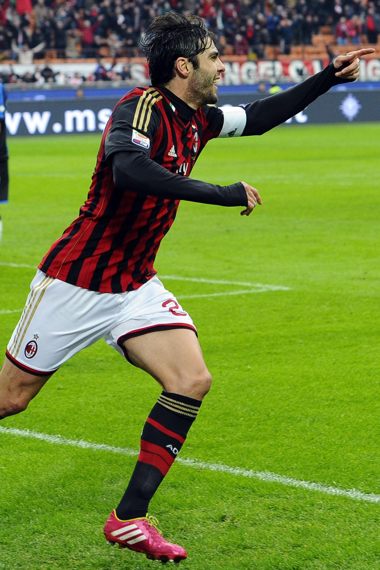 kaka esulta milan gennaio 2014 ifa