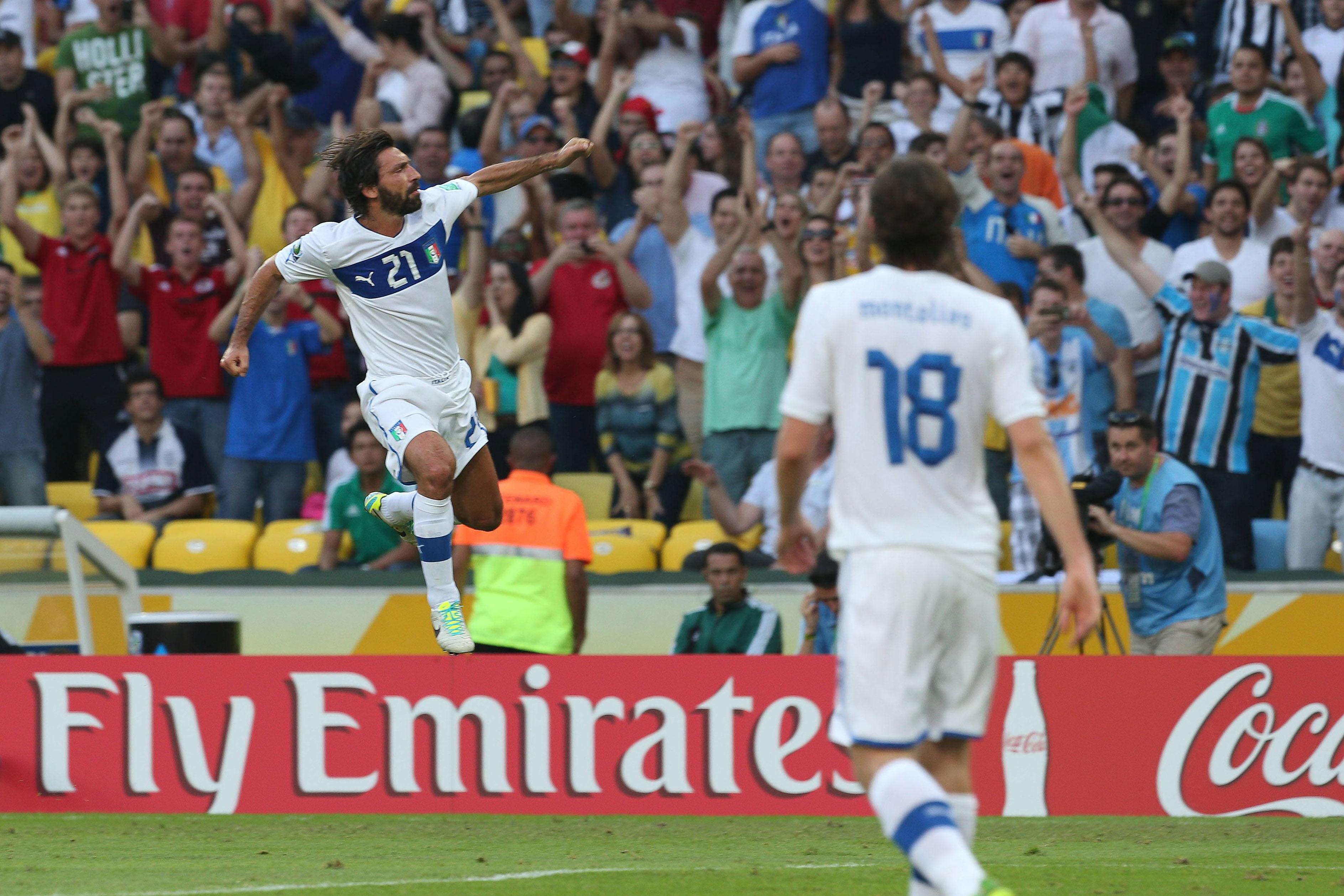 pirlo andrea italia conf cup 2013 esulta ifa