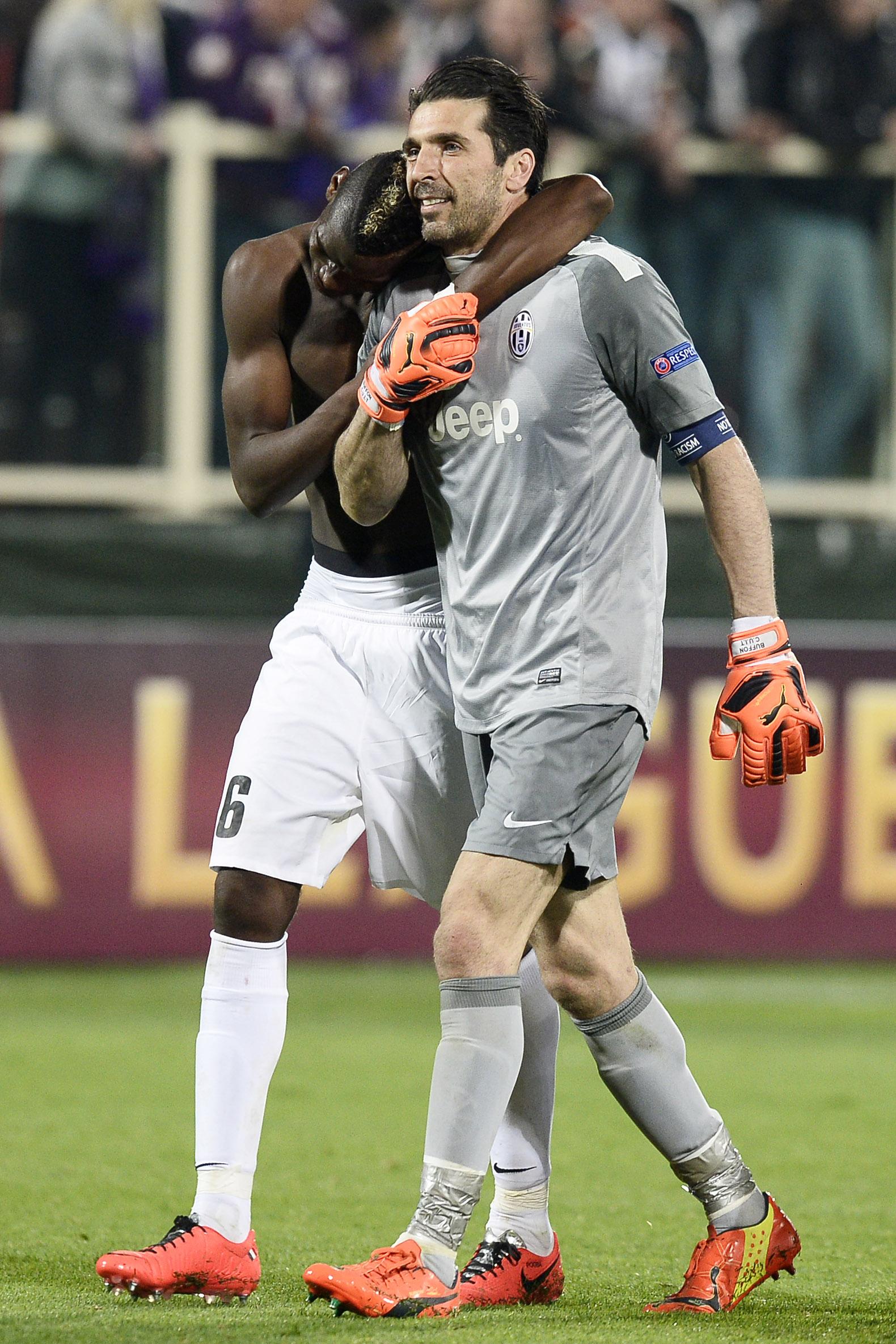 pogba buffon esultano juventus europa league marzo 2014 ifa