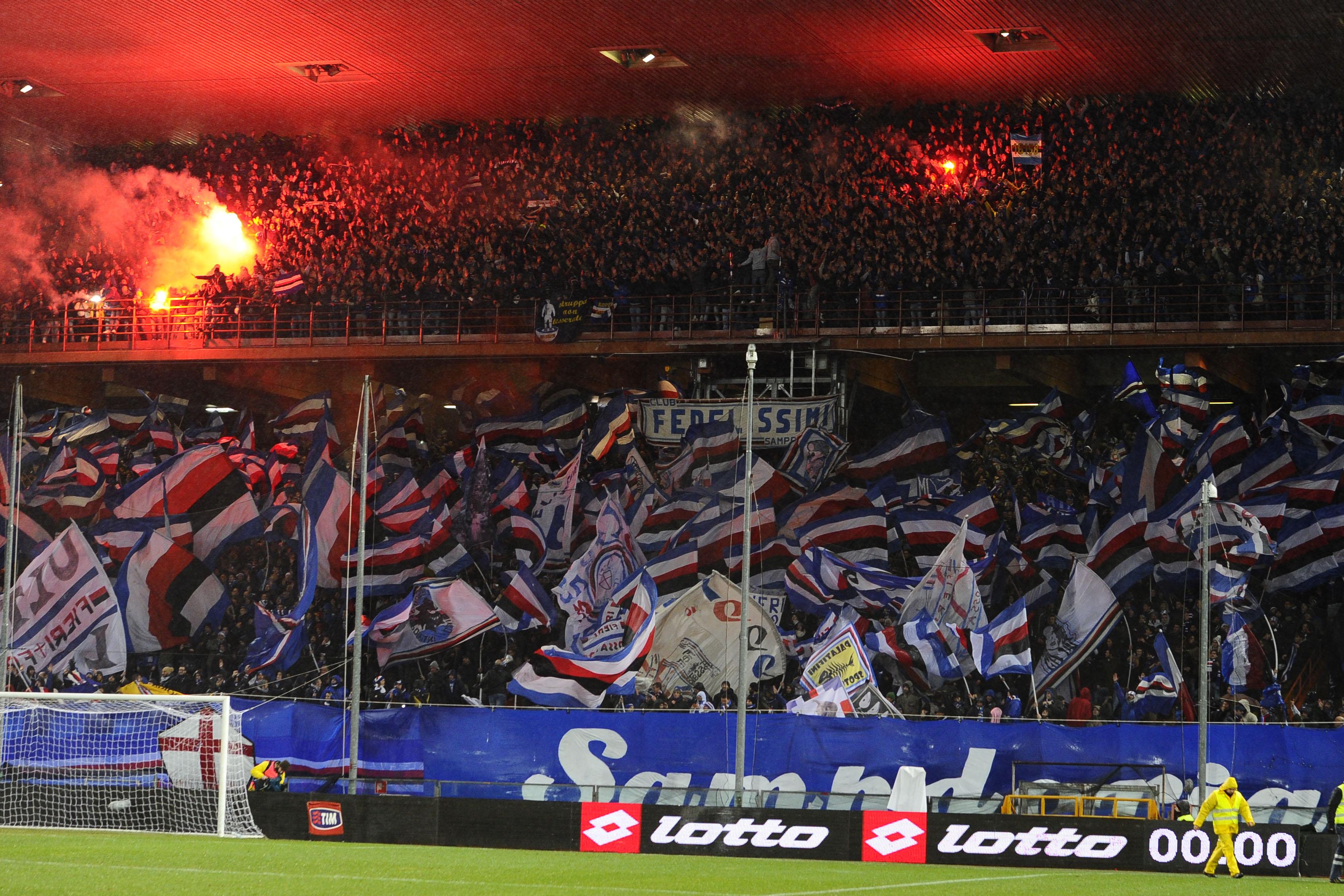 samp coreografia tifosi derby2014