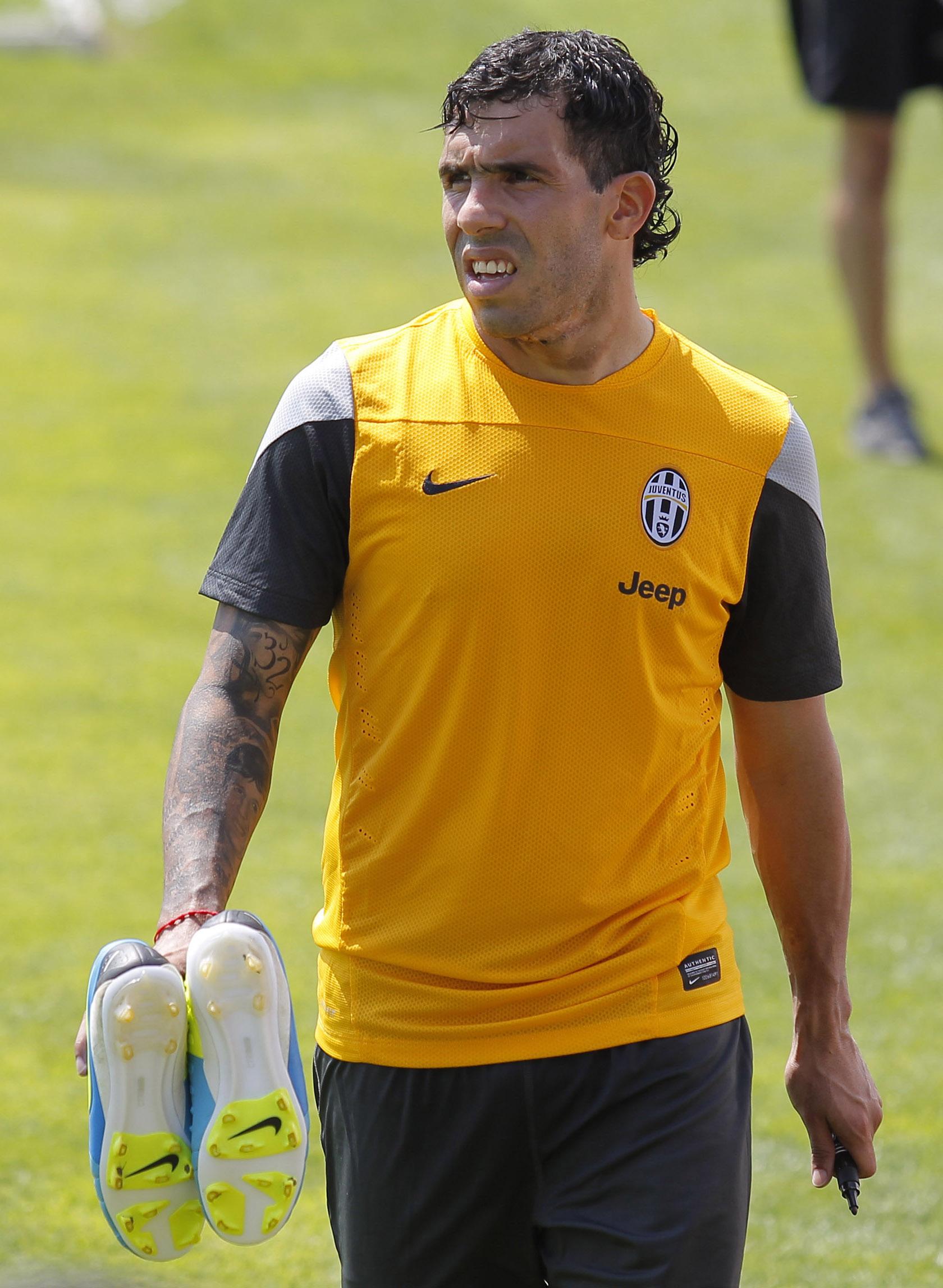 tevez carlos ritiro juventus 2013 mezzobusto ifa