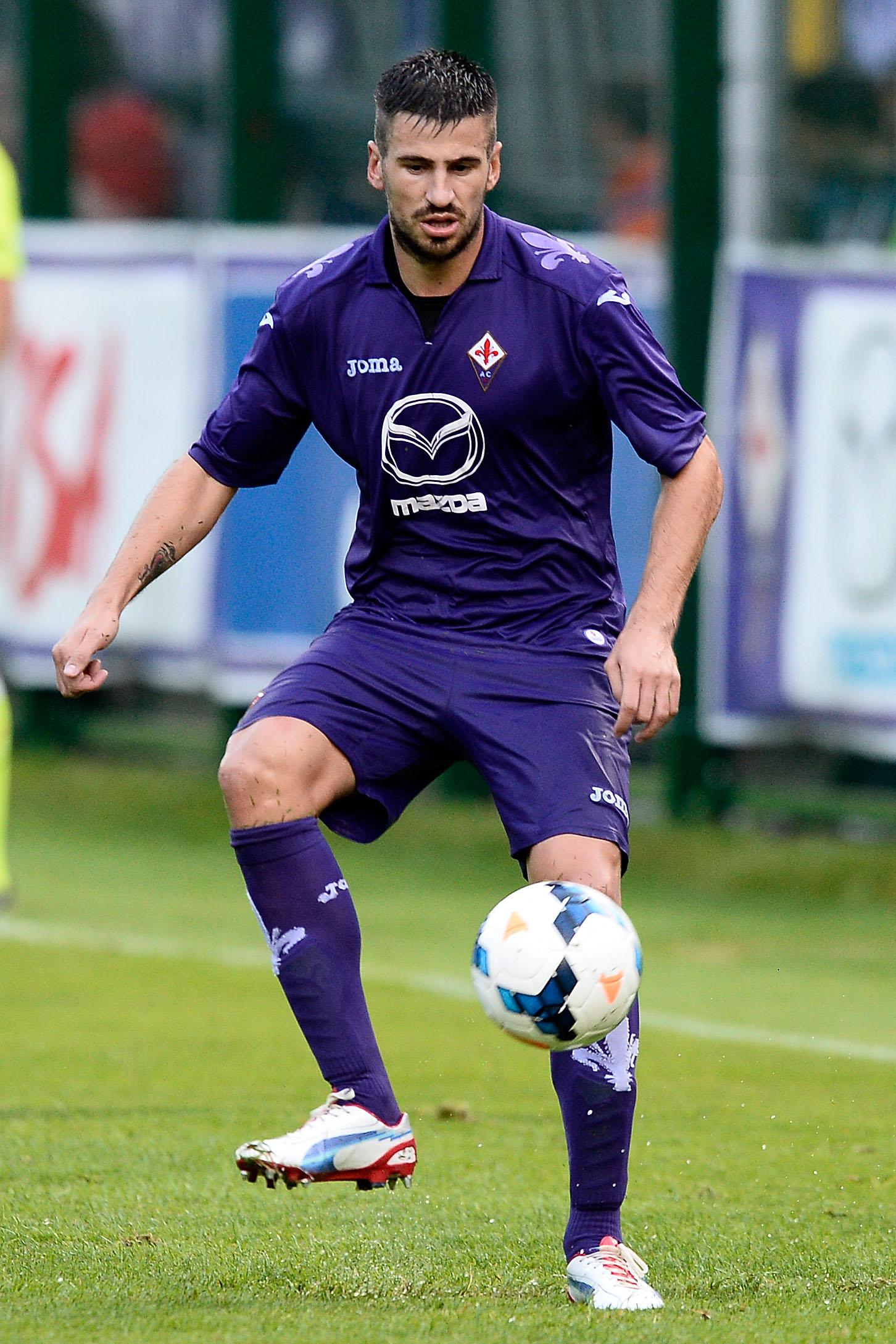 tomovic nenad amichevole fiorentina 2013 azione ifa